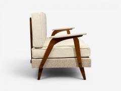  Peter Hvidt Orla M lgaard Nielsen Peter Hvidt Orla M lgaard Nielsen Style Settee Cream Boucle Denmark 1960s - 4636649