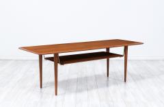  Peter Hvidt Orla M lgaard Nielsen Peter Hvidt Orla M lgaard Nielsen Teak Cane Coffee Table for France S n - 3430740