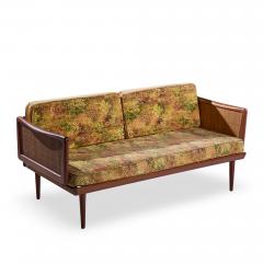  Peter Hvidt Orla M lgaard Nielsen Peter Hvidt and Orla M lgaard Nielsen Mid Century Teak and Cane Daybed - 4495891