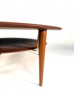  Peter Hvidt Orla M lgaard Nielsen Peter Hvidt and Orla M lgaard Nielsen Round Solid Teak Coffee Table Denmark - 4190724