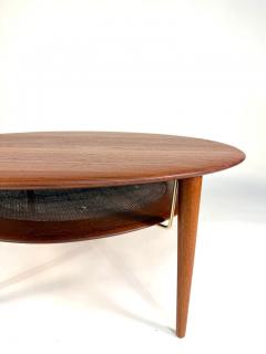  Peter Hvidt Orla M lgaard Nielsen Peter Hvidt and Orla M lgaard Nielsen Round Solid Teak Coffee Table Denmark - 4190730