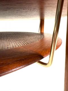  Peter Hvidt Orla M lgaard Nielsen Peter Hvidt and Orla M lgaard Nielsen Round Solid Teak Coffee Table Denmark - 4190732
