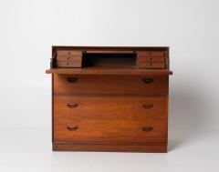 Peter Hvidt Orla M lgaard Nielsen Peter Hvidt and Orla M lgaard Nielsen Round Solid Teak Vanity and Dresser - 4455172
