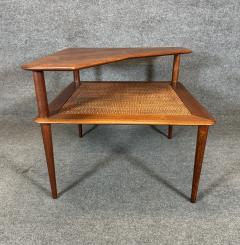  Peter Hvidt Orla M lgaard Nielsen Vintage Danish Mid Century Modern Teak Minerva Corner Table by Peter Hvidt - 3316599