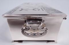  Peter Nicholas Co Ltd English Modern Sterling Silver Box with Saudi Arabia Association - 3798551