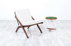  Peter Pepper Products Vintage Adjustable Tripod Teak Side Table by Petter Pepper Products - 2265289