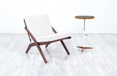  Peter Pepper Products Vintage Adjustable Tripod Teak Side Table by Petter Pepper Products - 2265290