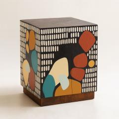  Pfeifer Studio Echo Block Hand Painted Cube - 4394283