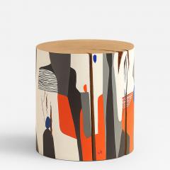  Pfeifer Studio La Cuevita Hand Painted Log Table - 4394429