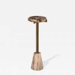  Pfeifer Studio Minerva Petrified Wood Drink Table - 4727605