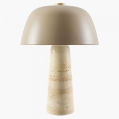  Pfeifer Studio Nara Travertine Table Lamp - 4154489