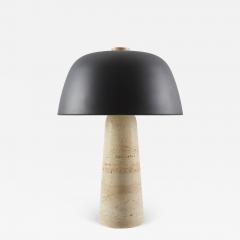  Pfeifer Studio Nara Travertine Table Lamp - 4159637