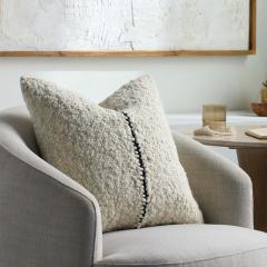  Pfeifer Studio Tarro White Wool Pillow - 4154471