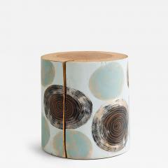  Pfeifer Studio Timber Swirl Hand Painted Log Table - 4419519