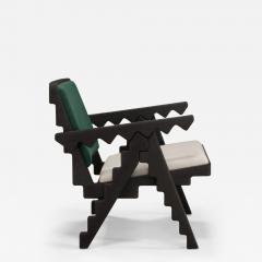  Phantom Hands Crocodile Chair in Black Finish - 3836088