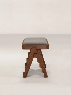  Phantom Hands Crocodile Stool in Dark Teak - 3833815