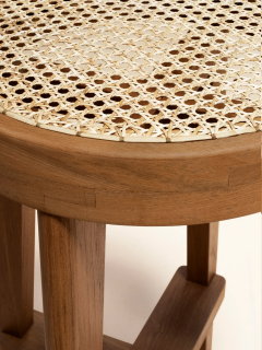  Phantom Hands Phantom Hands High Stool with Cane Seat - 3833594