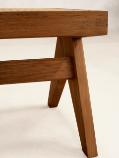  Phantom Hands Phantom Hands Teak and Cane Bench - 3833621