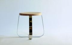  Phase Design Primi Low Stool Upholstered Top - 1859860
