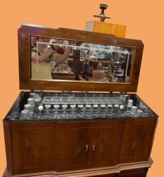  Philco Rare Art Deco Philco RadioBar with Decorative Wood Veneers and Bluetooth - 4814850