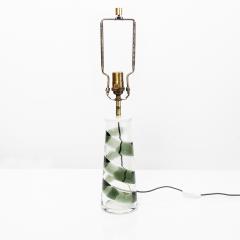  Philips PHILIPS MID CENTURY MODERN SPIRAL GLASS LAMP GRAY  - 857172