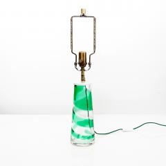  Philips PHILIPS MID CENTURY MODERN SPIRAL GLASS LAMP GREEN  - 857149