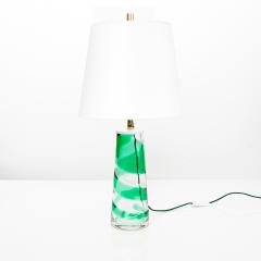  Philips PHILIPS MID CENTURY MODERN SPIRAL GLASS LAMP GREEN  - 857151