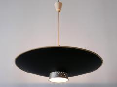 Philips Rare Mid Century Modern 4 Flamed Pendant Lamp DD 39 by Philips Netherlands 1950s - 2810703