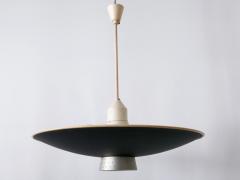  Philips Rare Mid Century Modern 4 Flamed Pendant Lamp DD 39 by Philips Netherlands 1950s - 2810708