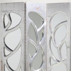  Phillip Llyod Powell PAIR OF SILVERED LEAF AND MIRROR FOLDING SCREEN BY PHILIP LLOYD POWELL - 3429909