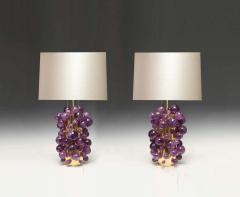  Phoenix Gallery Amethyst Rock Crystal Bubble Lamps by Phoenix - 1899625