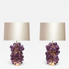  Phoenix Gallery Amethyst Rock Crystal Bubble Lamps by Phoenix - 1902005