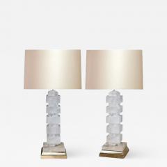  Phoenix Gallery Bespoke Block Form Rock Crystal Lamps by Phoenix - 2669897