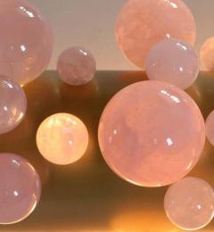  Phoenix Gallery Bespoke Bubble27 Pink Rock Crystal Chandelier by Phoenix - 3493763