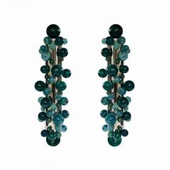  Phoenix Gallery Bespoke Green Quartz Bubble Sconces by Phoenix - 3031381