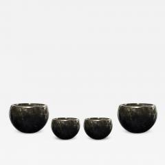  Phoenix Gallery Bespoke Group Of Four Smoky Rock Crystal Vases - 3402053