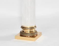  Phoenix Gallery Bespoke Group of Four Column Form Rock Crystal Lamps by Phoenix - 2644684