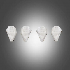  Phoenix Gallery Bespoke Group of Four GEM 15 Rock Crystal Sconces by Phoenix - 2653236