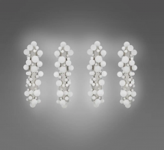  Phoenix Gallery Bespoke Group of Four Rock Crystal Sconces by Phoenix - 2651120