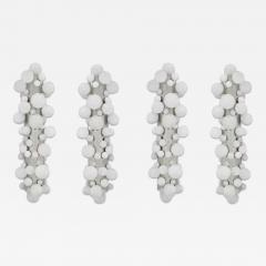  Phoenix Gallery Bespoke Group of Four Rock Crystal Sconces by Phoenix - 2672478