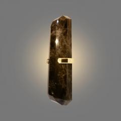  Phoenix Gallery Bespoke MWR18 Smoky Rock Crystal Sconces By Phoenix - 3445663