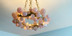  Phoenix Gallery Bespoke Pink Bubble Ring 35 Rock Crystal Chandelier by Phoenix - 2651506