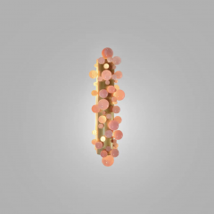  Phoenix Gallery Bespoke Pink Quartz Bubble Sconces by Phoenix - 2644139