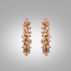  Phoenix Gallery Bespoke Pink Quartz Bubble Sconces by Phoenix - 2644141