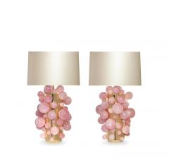  Phoenix Gallery Bespoke Pink Rock Crystal Bubble Lamps by Phoenix - 3524988