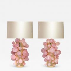  Phoenix Gallery Bespoke Pink Rock Crystal Bubble Lamps by Phoenix - 3530174