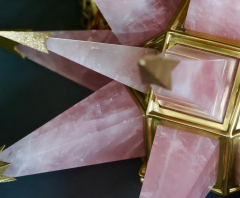  Phoenix Gallery Bespoke STAR21 PINK Rock Crystal Flush Mount by Phoenix - 2653305