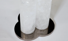  Phoenix Gallery Bespoke Tri Column Rock Crystal Quartz Lamps by Phoenix - 2644449