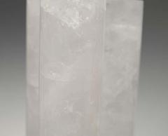  Phoenix Gallery Pair of Tri Column Rock Crystal Quartz Lamps by Phoenix - 1899428