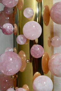  Phoenix Gallery Rose Quartz Bubble Sconces by Phoenix - 1899492